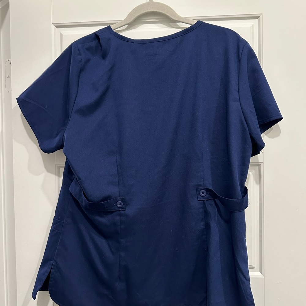 Greys anatomy by barco navy blue scrub top